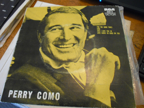 Perry Como - For The Good Times - Used Vinyl Record 7" image 1