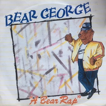 Bear George - Bear Rap - Used Vinyl Record 7" image 1