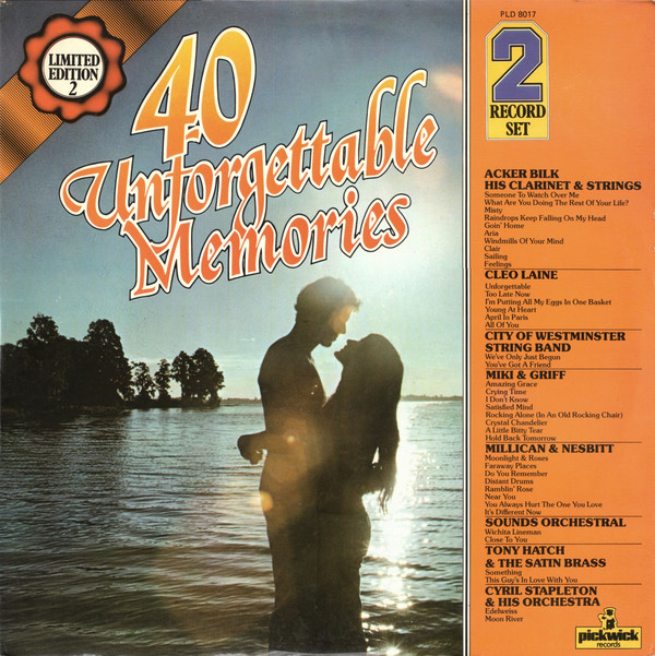 Various - 40 Unforgettable Memories - Used Vinyl Record image 1