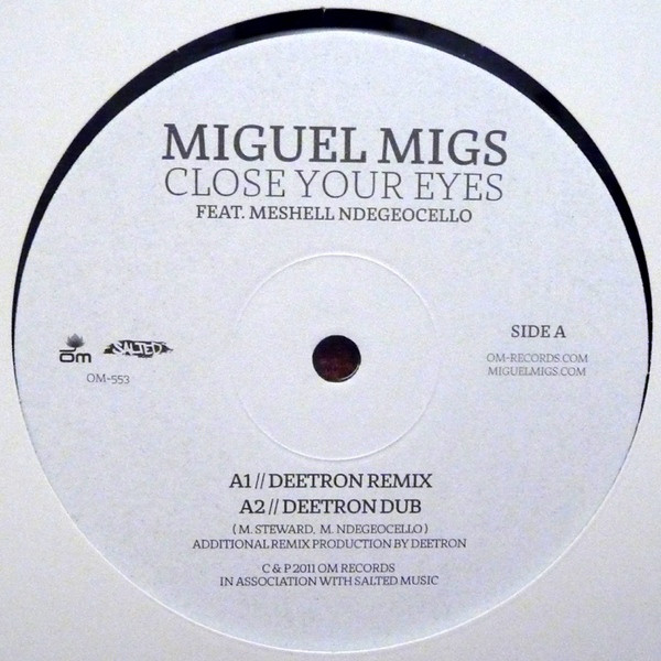 Miguel Migs - Close Your Eyes - Vinyl Record 12" image 1