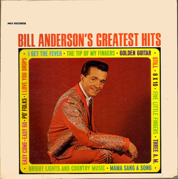Bill Anderson - 's Greatest Hits - Used Vinyl Record image 1