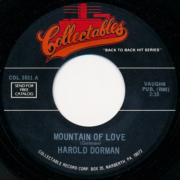 Mountain Of Love / Barefootin'