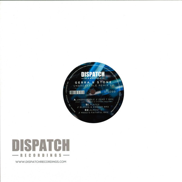 Gerra & Stone - Unbreakable Remix Ep - Vinyl Record 12" image 1