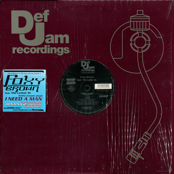 Foxy Brown - I Need A Man - Used Vinyl Record 12" image 1