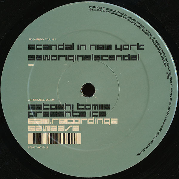 Satoshi Tomiie - Scandal In New York - Used Vinyl Record 12" image 1