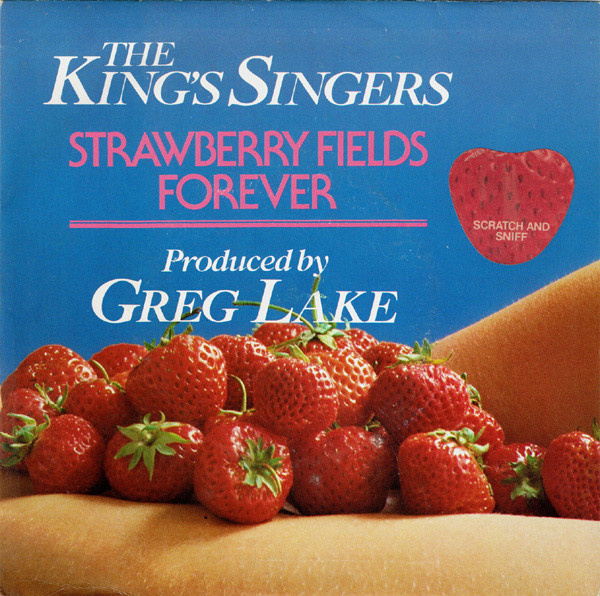 King's Singers - Strawberry Fields Forever - Used Vinyl Record 7" image 1