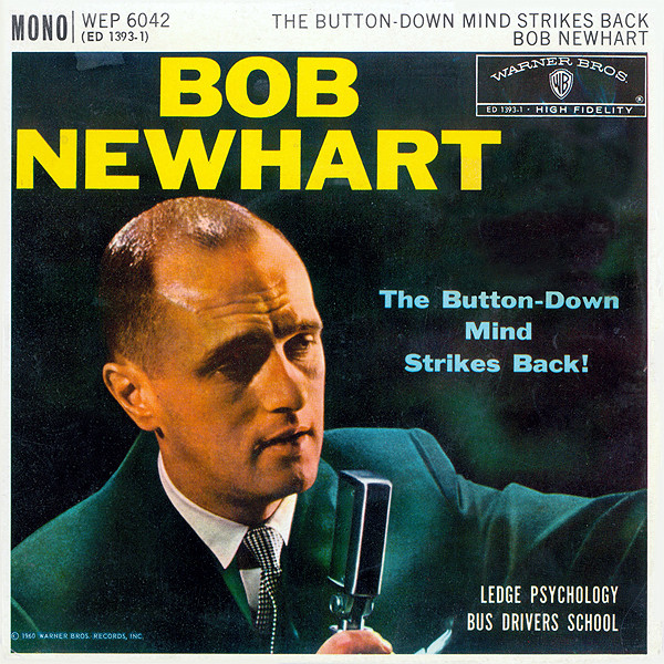 Bob Newhart - Button-Down Mind Strikes Back! - Used Vinyl Record 7" image 1
