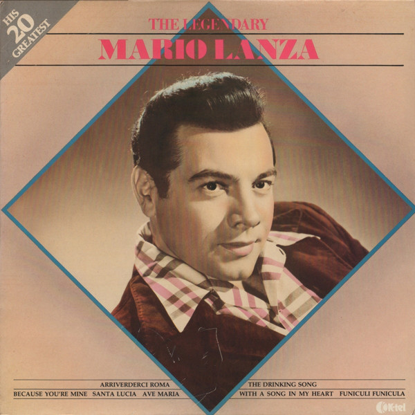Mario Lanza - Legendary - Used Vinyl Record image 1
