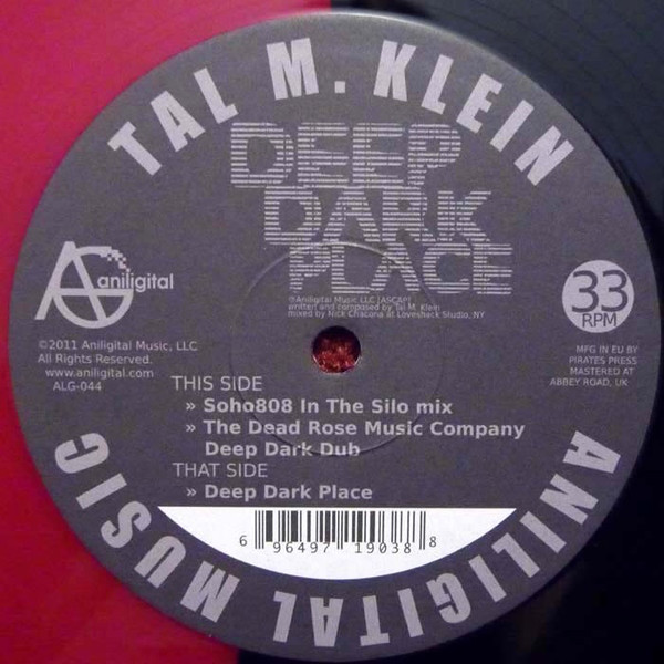 Tal M Klein - Deep Dark Place - Vinyl Record 12" image 1