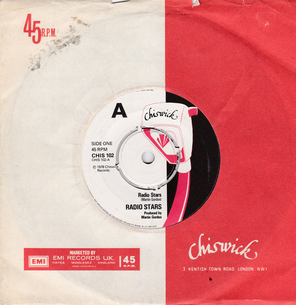 Radio Stars - Used Vinyl Record 7" image 1