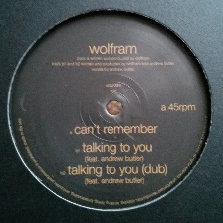 Can't Remember / Talking To You