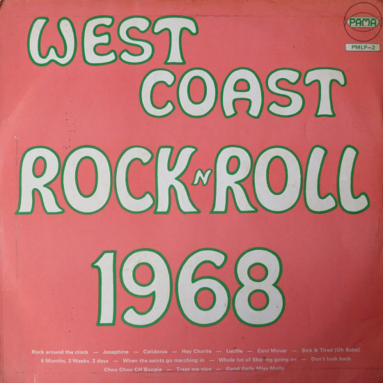 Milwaukee Coasters - West Coast Rock N Roll 1968 - Used Vinyl Record image 1