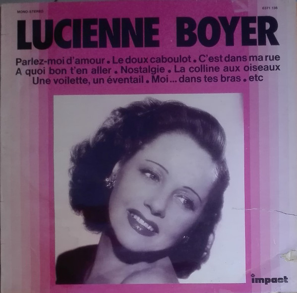 Lucienne Boyer