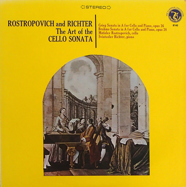 Mstislav Rostropovic - Art Of The Cello Sonata - Used Vinyl Record image 1