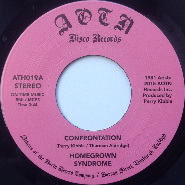 Homegrown Syndrome - Confrontation - Vinyl Record 7" image 1