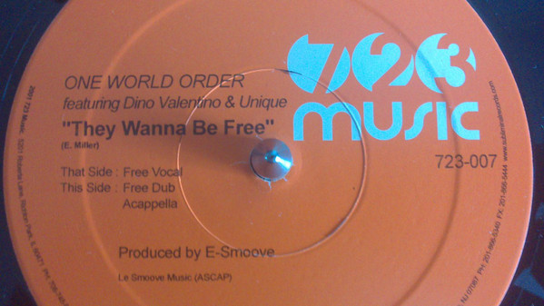 One World Order - y Wanna Be Free - Used Vinyl Record 12" image 1