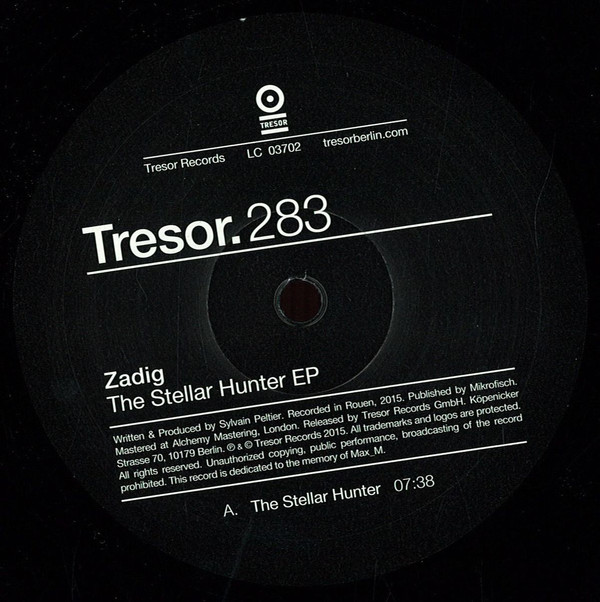 Zadig - Stellar Hunter EP - Vinyl Record 12" image 1