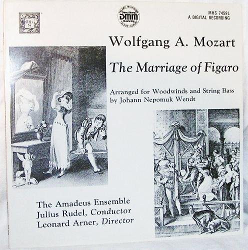 The Marriage Of Figaro Arranged For Woodwinds And String Bass