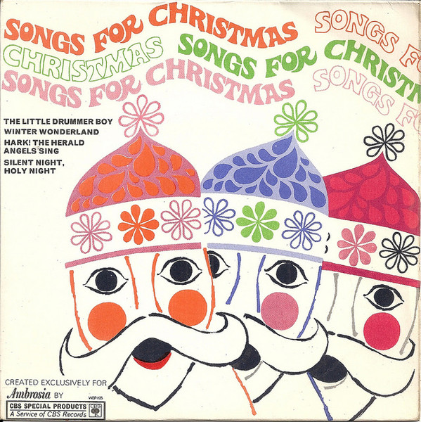Various - Songs For Christmas - Used Vinyl Record 7" image 1