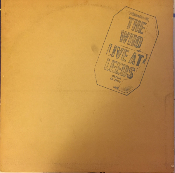 Who - Live At Leeds - Used Vinyl Record image 1