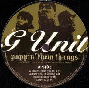 G-Unit - Poppin' Them Thangs / G'd Up - Vinyl Record 12" image 1