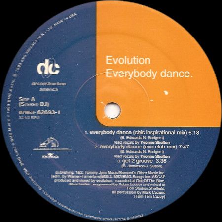 Evolution - Everybody Dance - Used Vinyl Record 12" image 1