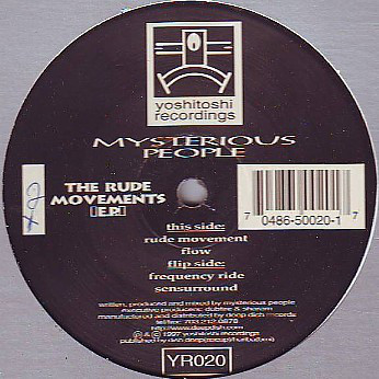 Mysterious People - Rude Movements E.P. - Used Vinyl Record 12" image 1