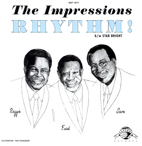Impressions - Rhythm! b/w Star Bright - Vinyl Record 7" image 1