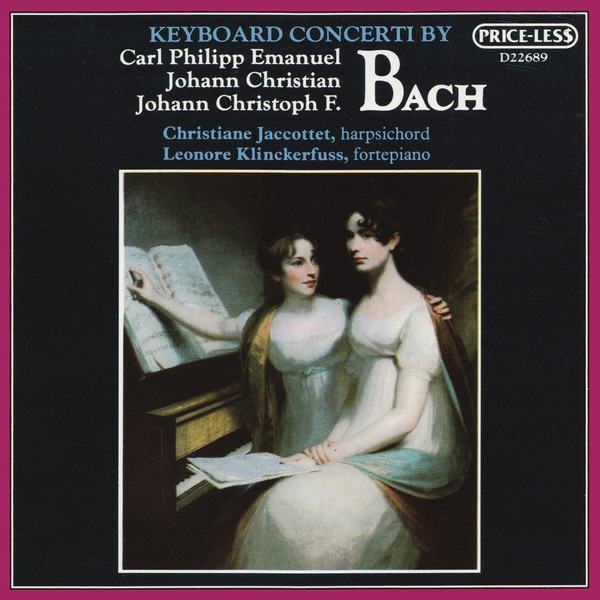 Keyboard Concerti by Carl Philipp Emanuel Bach, Johann Christian Bach, Johann Christoph Friedrich Bach