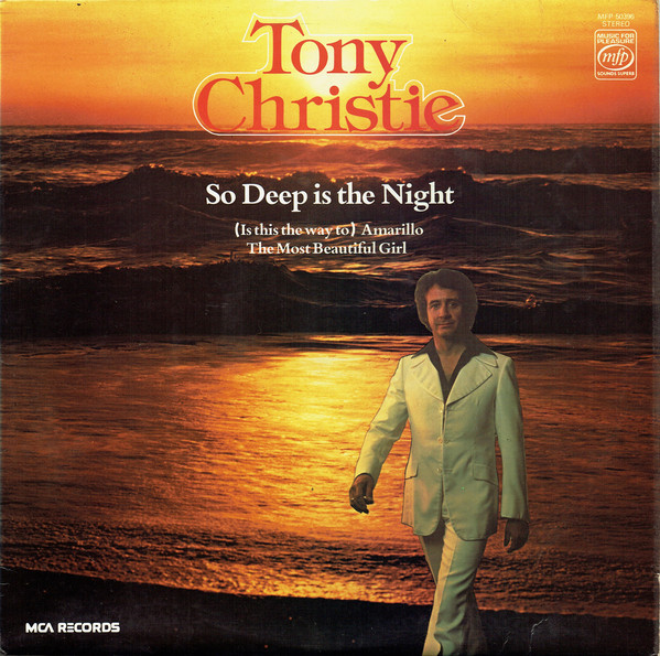 Tony Christie - So Deep Is The Night - Used Vinyl Record image 1