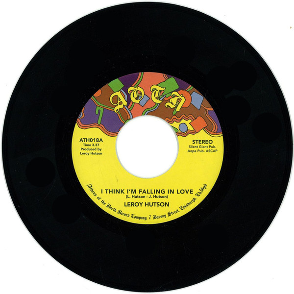 Leroy Hutson - I Think I'm Falling In Love - Vinyl Record 7" image 1