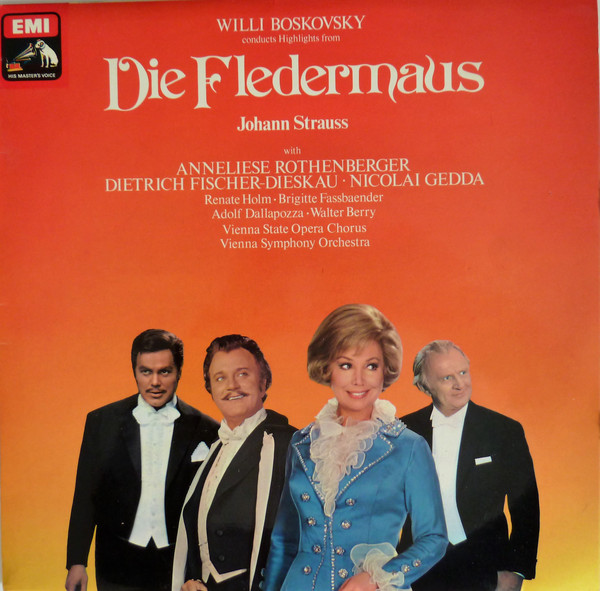 Johann Strauss Jr. - Die Fledermaus Highlights - Used Vinyl Record image 1