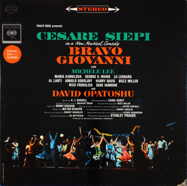 Bravo Giovanni (Original Cast Recording)