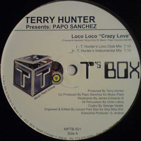 Terry Hunter - Loco Loco "Crazy Love" - Vinyl Record 12" image 1