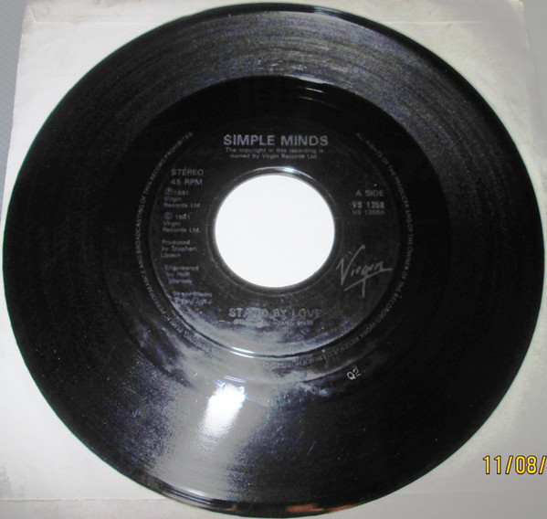 Simple Minds - Stand By Love - Used Vinyl Record 7" image 1