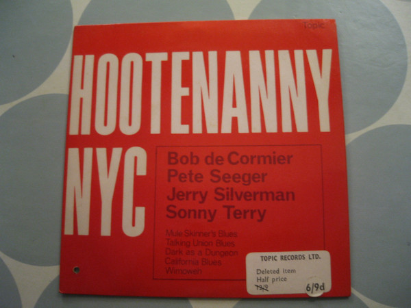 Pete Seeger - Hootenanny NYC - Used Vinyl Record 7" image 1