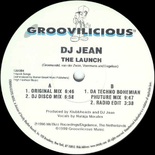 DJ Jean - Launch / U Got My Love - Used Vinyl Record 12" image 1