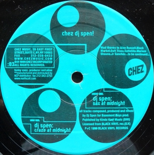 DJ Spen - Midnight E.P - Used Vinyl Record 12" image 1