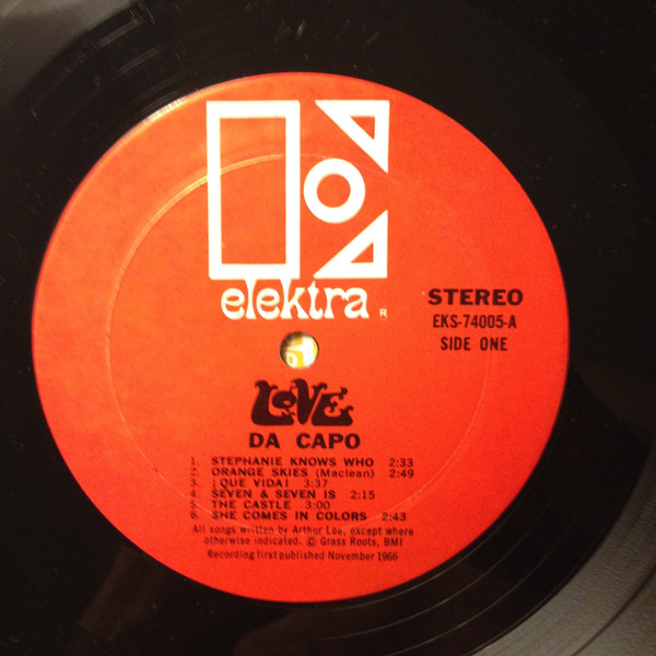 Love - Da Capo - Used Vinyl Record image 1