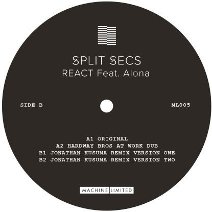 Split Secs - React Feat - Vinyl Record 12" image 1