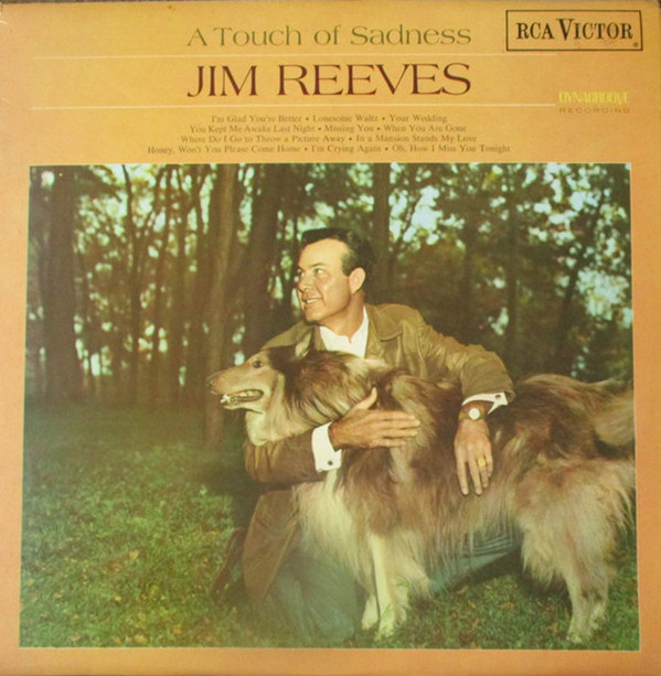 Jim Reeves - A Touch Of Sadness - Used Vinyl Record image 1