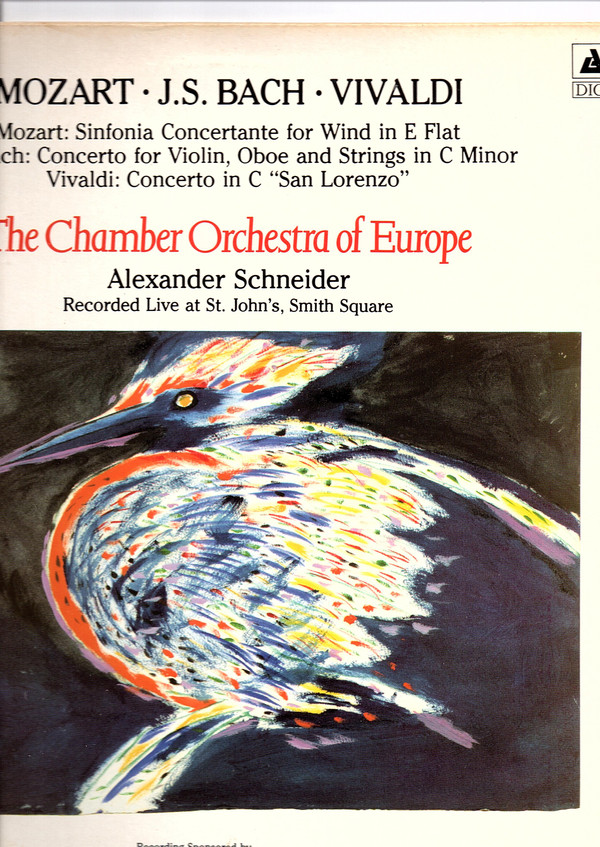 Wolfgang Amadeus Moz - Sinfonia Concertante For Wind In E. Flat / Co image 1
