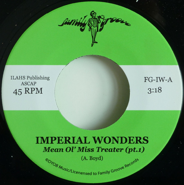 Imperial Wonders - Mean Ol' Miss Treater - Vinyl Record 7" image 1