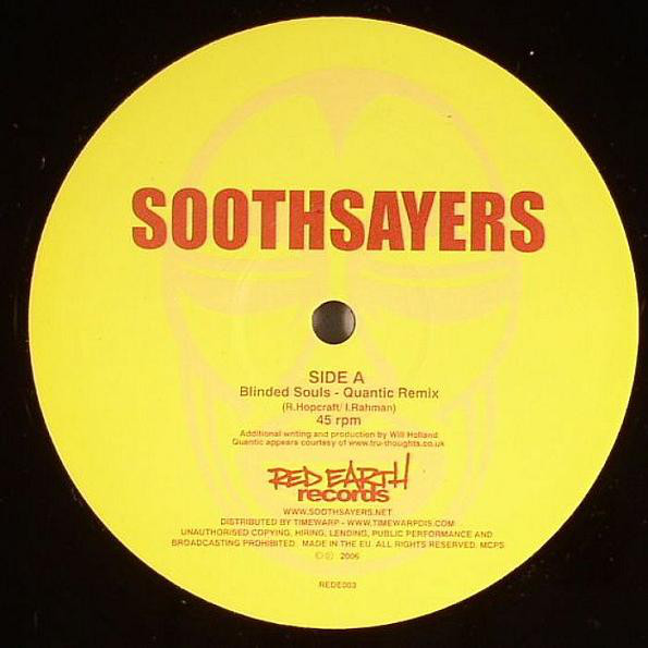 Soothsayers - Blinded Souls - Vinyl Record 10" image 1