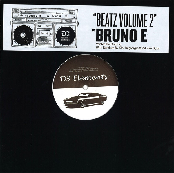 Bruno E - Beatz Volume 2 - Vinyl Record 10" image 1