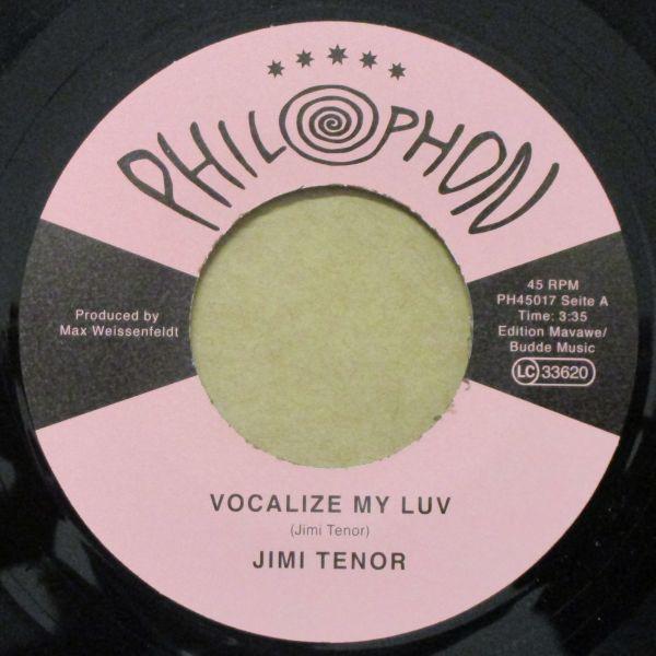 Jimi Tenor - Vocalize My Luv / Ki'igba - Vinyl Record 7" image 1