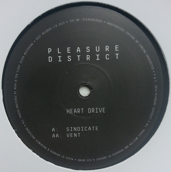Heart Drive - Sindicate / Vent - Vinyl Record 12" image 1