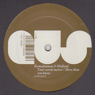 Ramadanman - Your Words Matter / More Than You Know - Vinyl Record 12 image 1