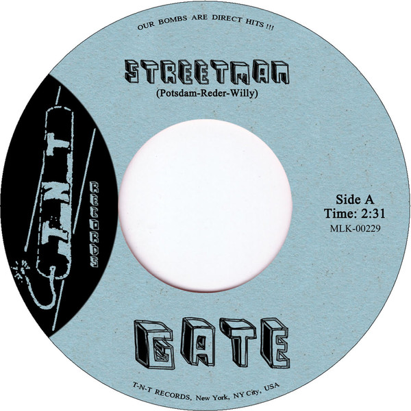 Gate - Streetman / Chocolate Puddin' - Vinyl Record 7" image 1