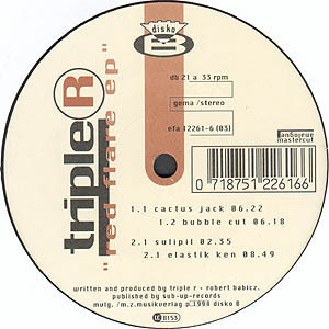 Triple R - Red Flare EP - Used Vinyl Record 12" image 1